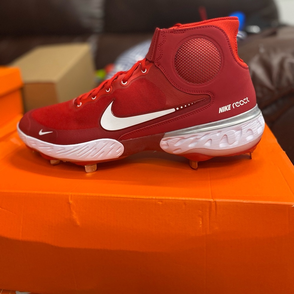 COPY - Nike Alpha Huarache Elite 3 Mid Baseball Cleats Men’s 16 University Red/…
